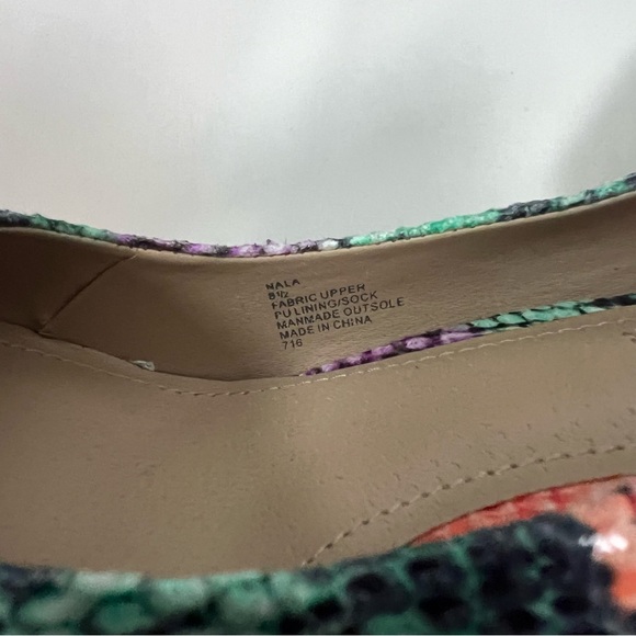 Steven Madden Nala Snake Print Platform Size 8.5 - Picture 9 of 11